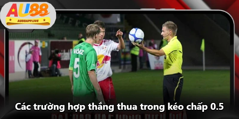 Các trường hợp thắng thua trong kéo chấp 0.5 Các trường hợp thắng thua trong kéo chấp 0.5