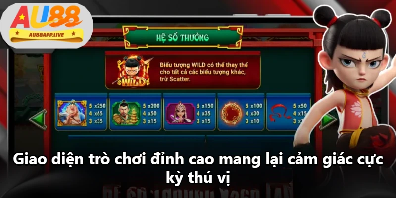 Giao diện trò chơi đỉnh cao mang lại cảm giác cực kỳ thú vị Giao diện trò chơi đỉnh cao mang lại cảm giác cực kỳ thú vị